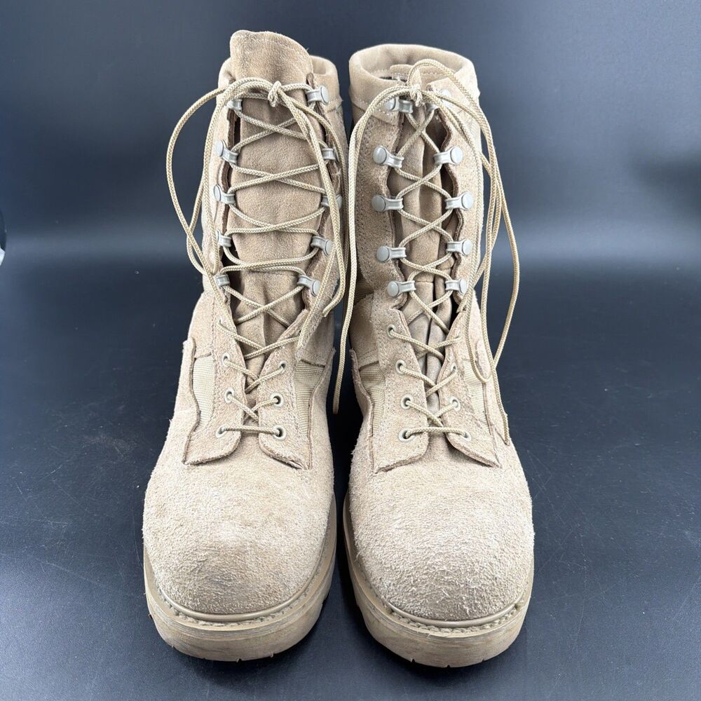 Bates 03-D-0321 GoreTex Vibram 10.5W Desert Military Crew Combat Boots